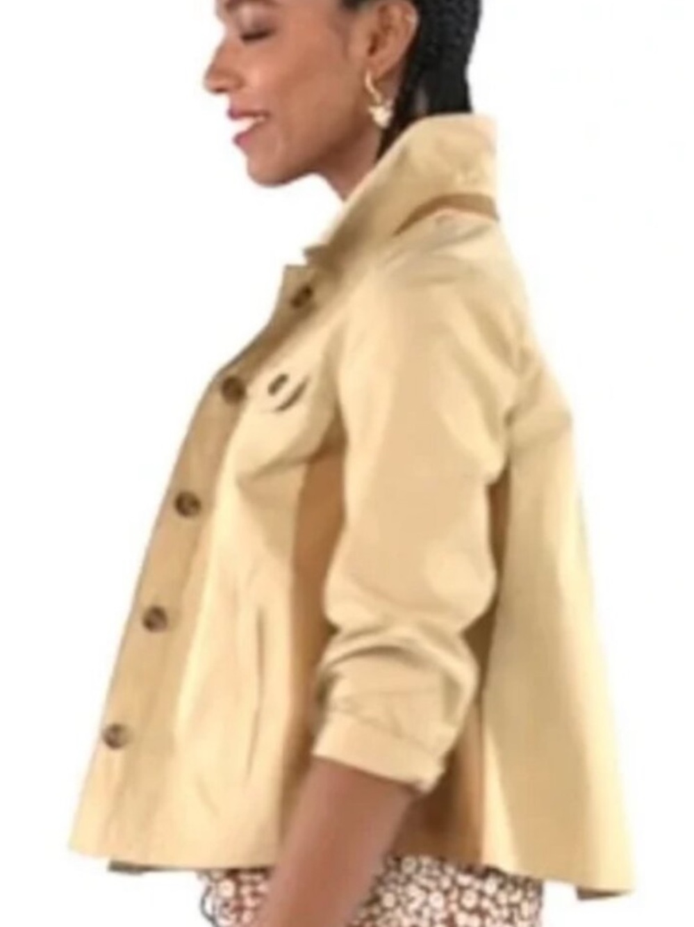 Cabi Mason Jacket | Cropped Trench | Women’s M